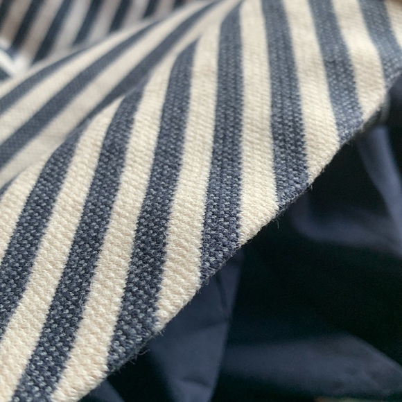 Ann Taylor women’s skirt blue white flare size 6 nautical coastal beachy - Picture 7 of 10